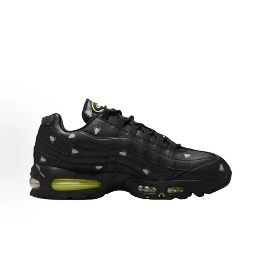 Nike Air Max 95 "Insect Print" Black Volt Sneakers, Men Halloween Limited Edition Shoes