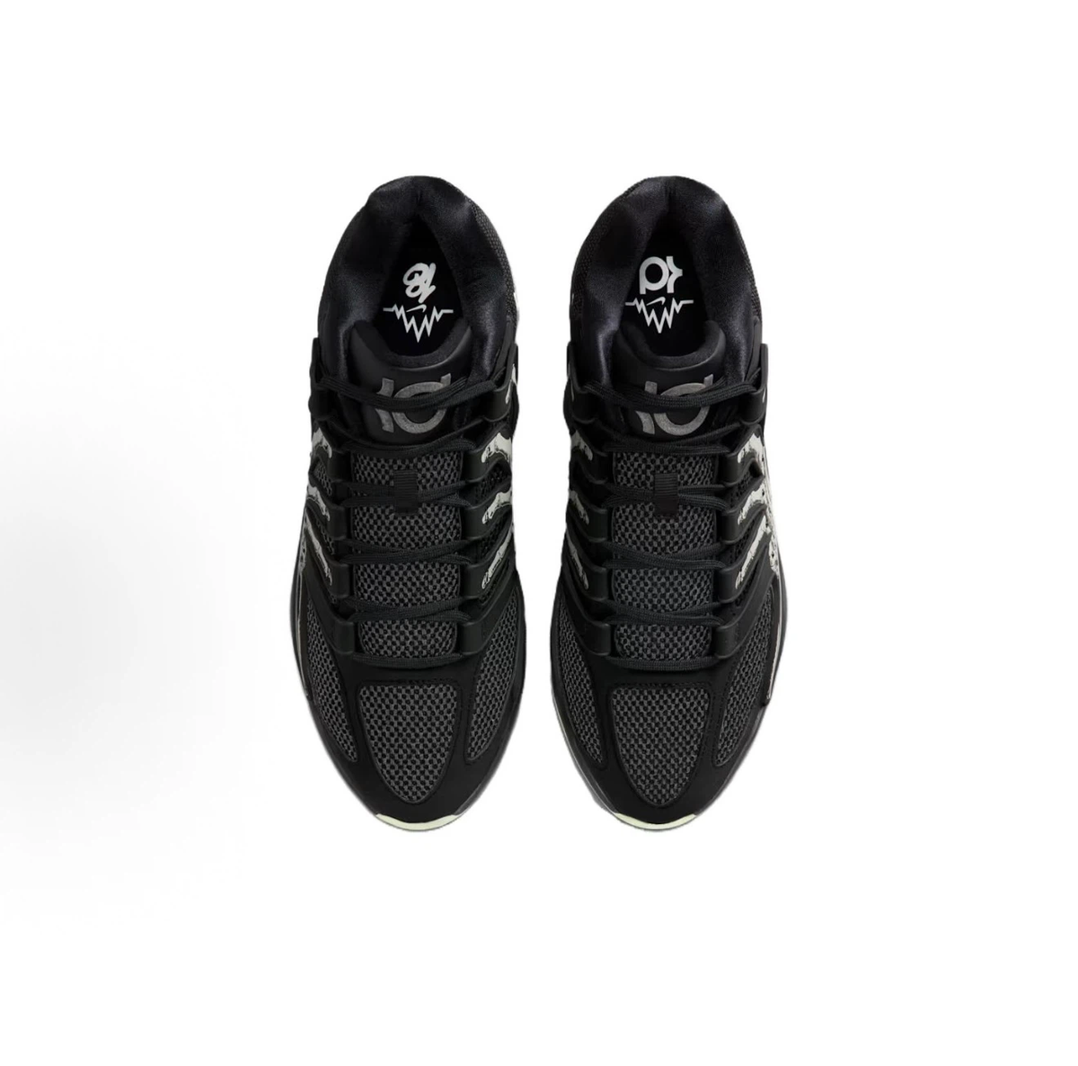 Nike KD 17 Skeleton Black Glow In The Dark Basketball Shoes, Men Halloween Limited Sneakers