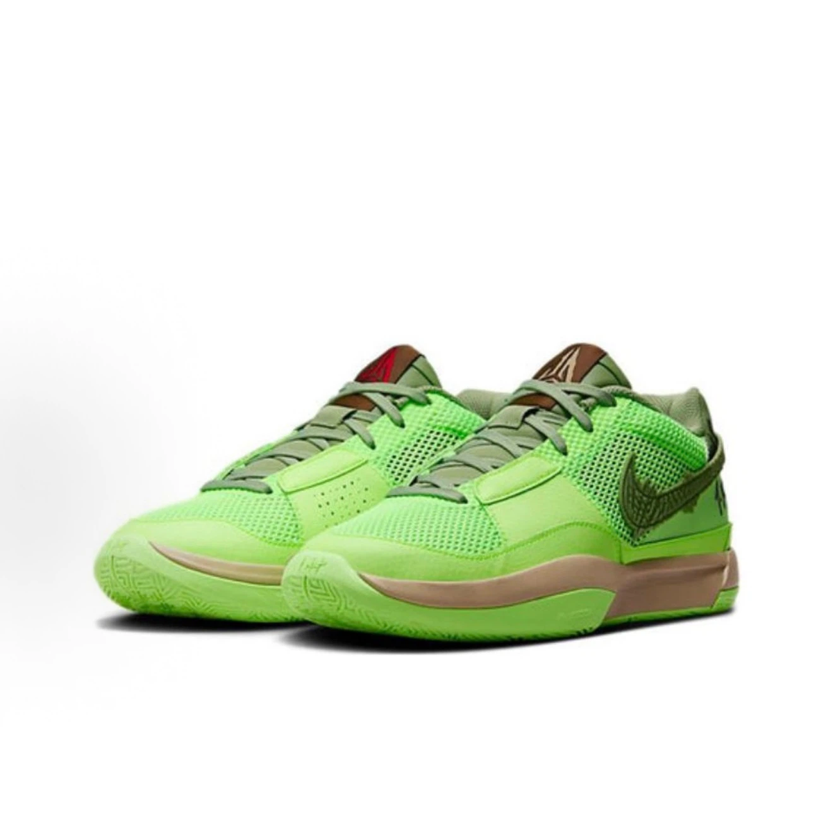 Nike Ja 1 "Zombie Green" Basketball Shoes, Men Halloween Lime Green Zombie Sneakers
