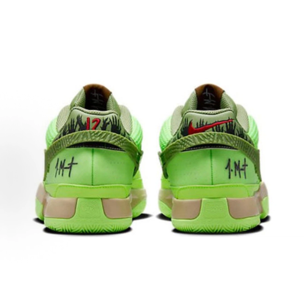 Nike Ja 1 "Zombie Green" Basketball Shoes, Men Halloween Lime Green Zombie Sneakers